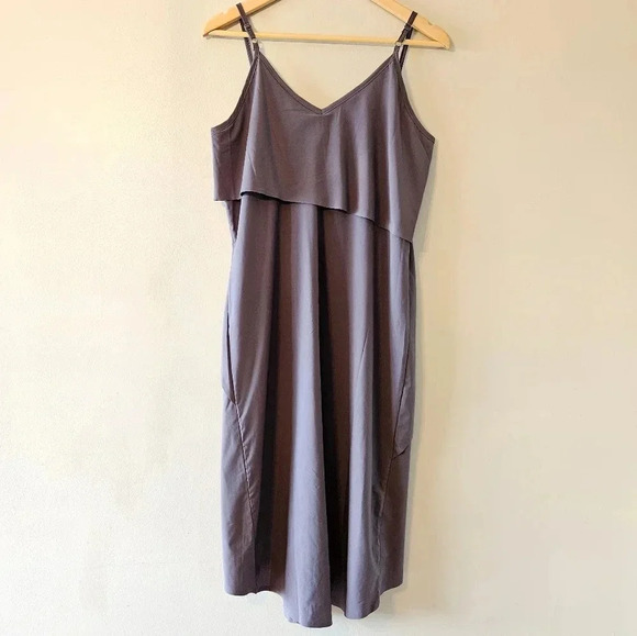 Indygena Aerel Women's Sleeveless Casual Knee length Dress Grey Size Medium. - Picture 11 of 14